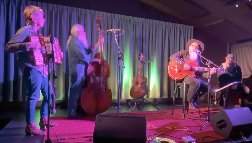 Saddleblasters in July 2026 performing in Raglan, New Zealand
